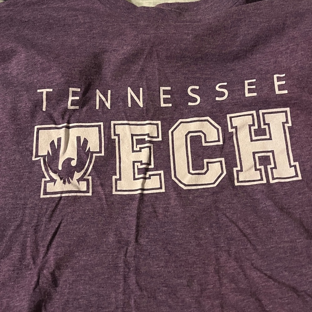 Tultex Purple Graphic Tee